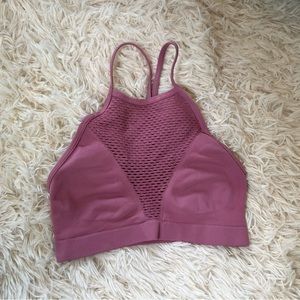 Victoria’s Secret High Neck Pink Sports Bra